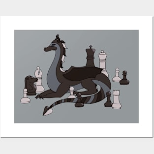 Chess Dragon Posters and Art